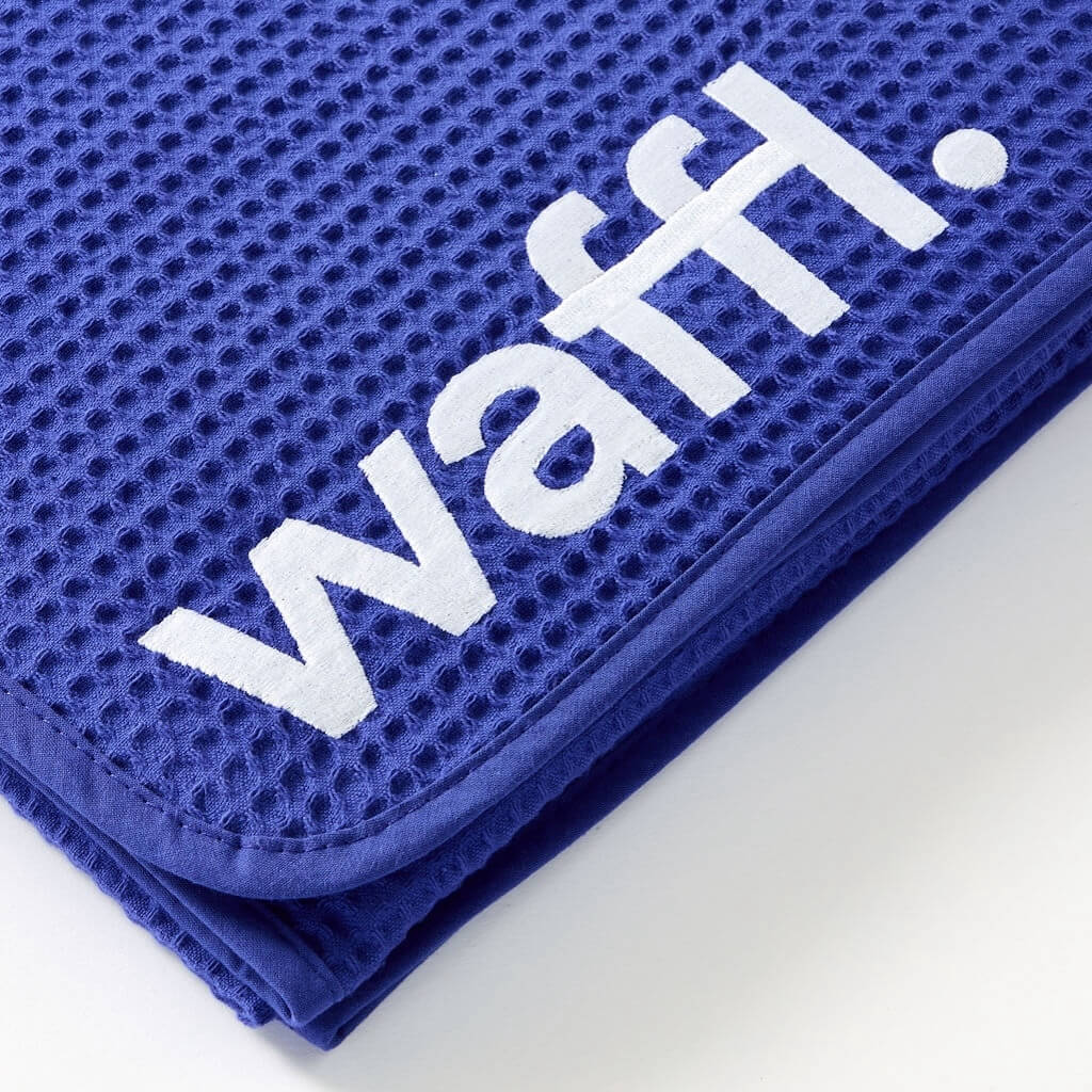 Royal Blue waffl towel