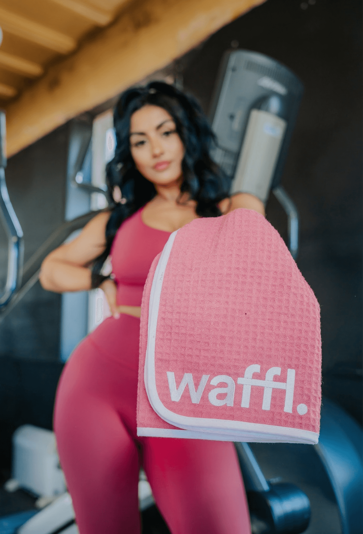 waffl Mini Towel - Flamingo Pink
