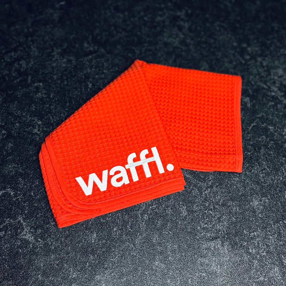 waffl mini towel - Red