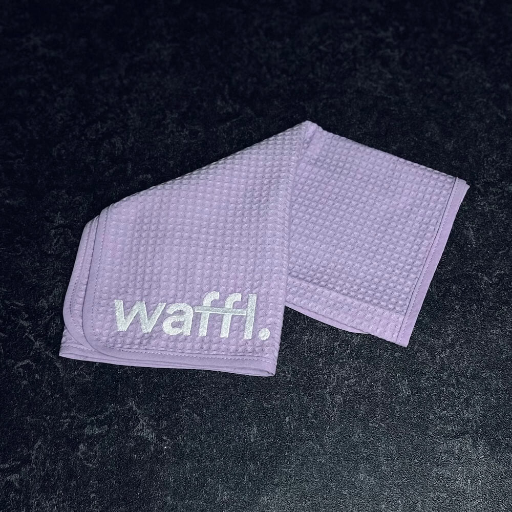 waffl mini towel - Lilac