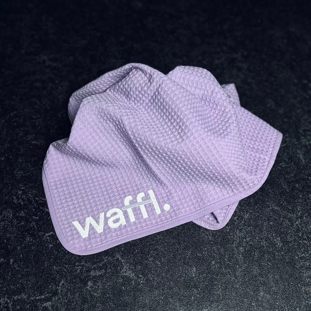 waffl mini towel - Lilac