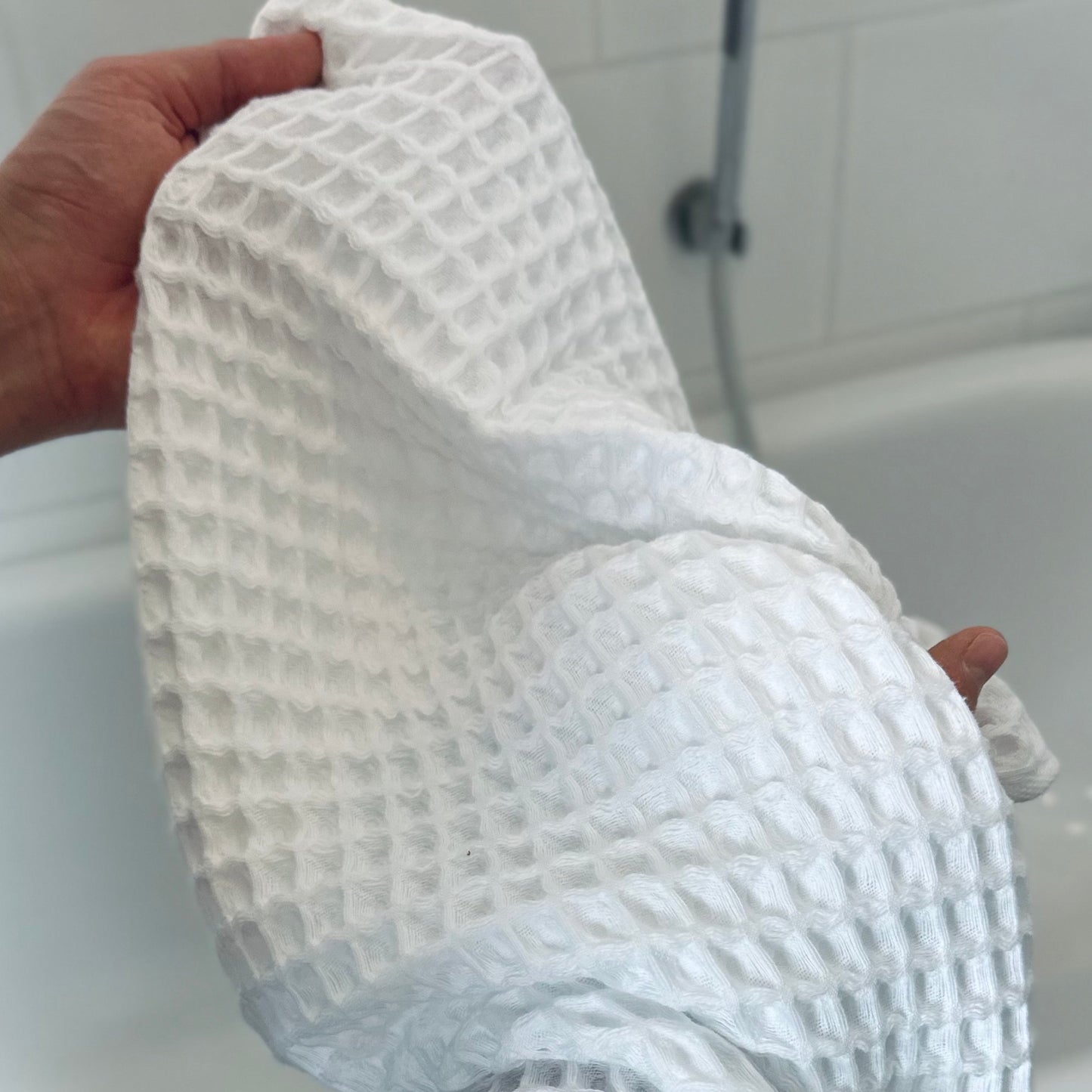 waffl Hand Towel - White