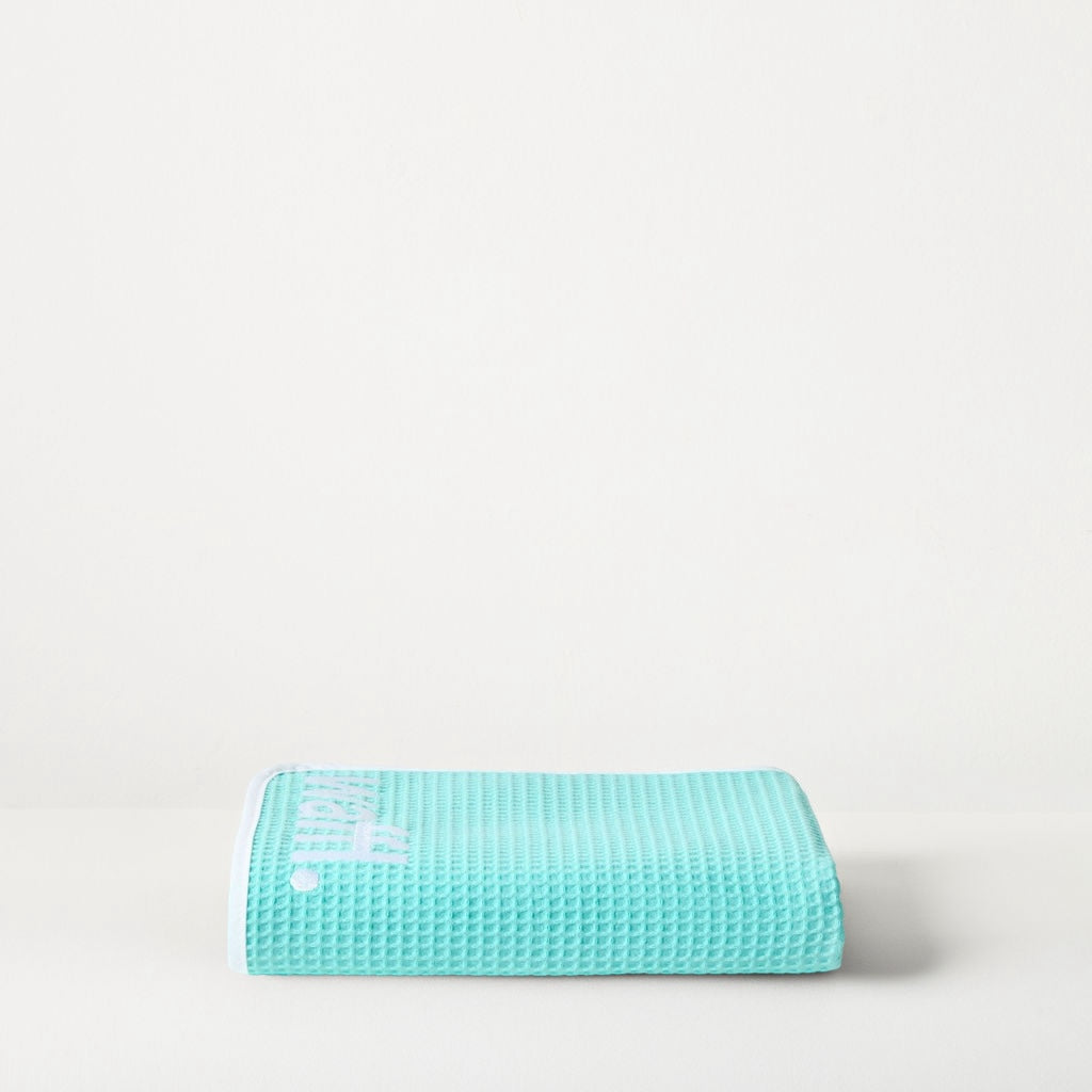 waffl Mini Towel - Marine Blue