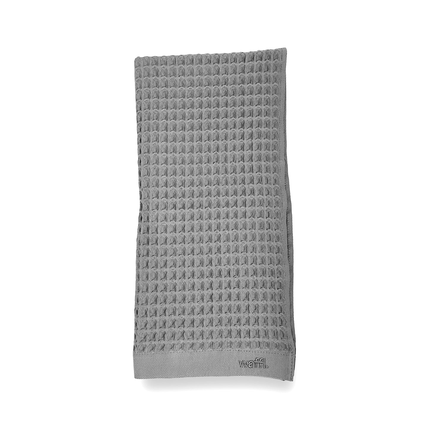 waffl Hand Towel - Stone Grey