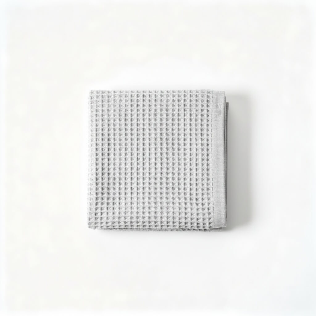 waffl Throw - Stone Grey
